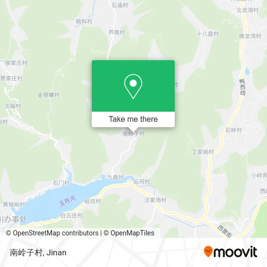 南岭子村 map