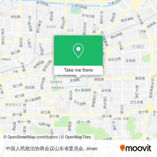 中国人民政治协商会议山东省委员会 map