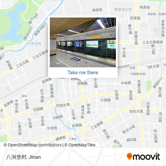 八涧堡村 map
