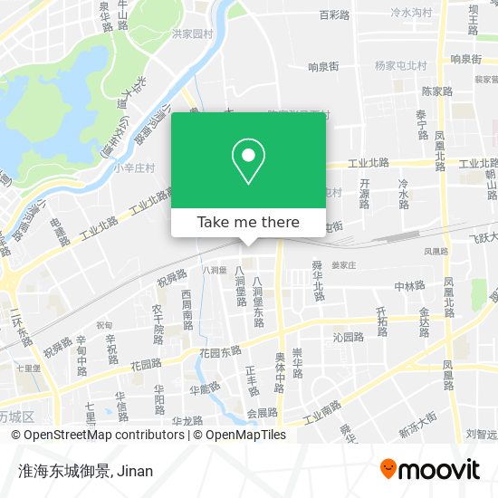 淮海东城御景 map