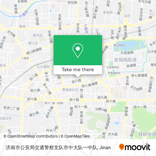 济南市公安局交通警察支队市中大队一中队 map
