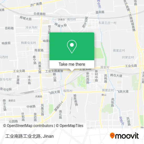 工业南路工业北路 map