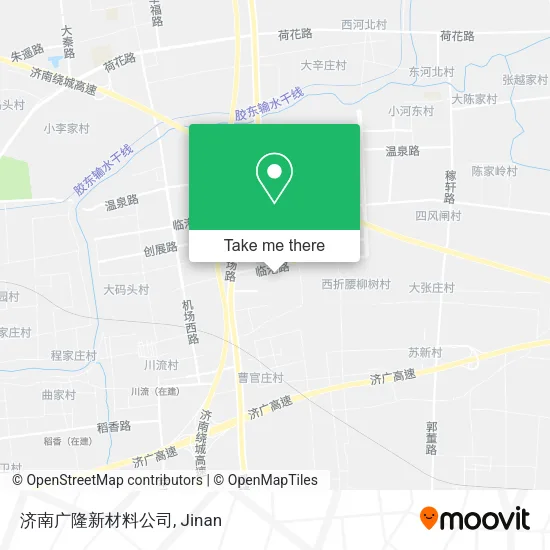 济南广隆新材料公司 map