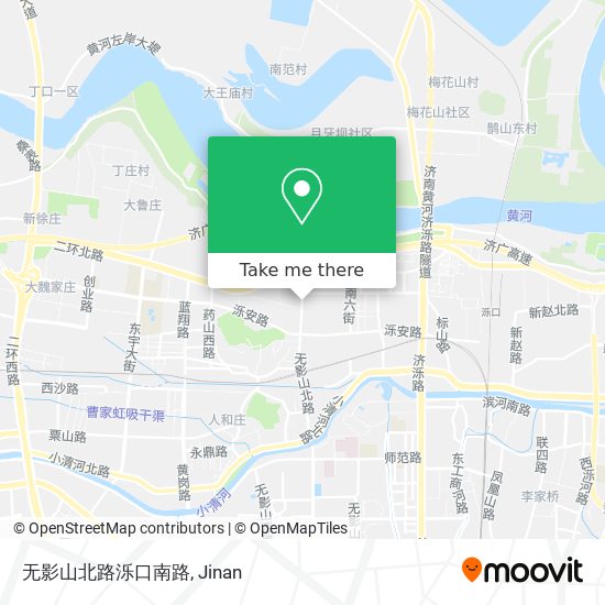 无影山北路泺口南路 map