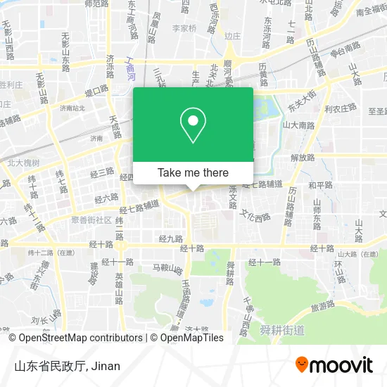 山东省民政厅 map