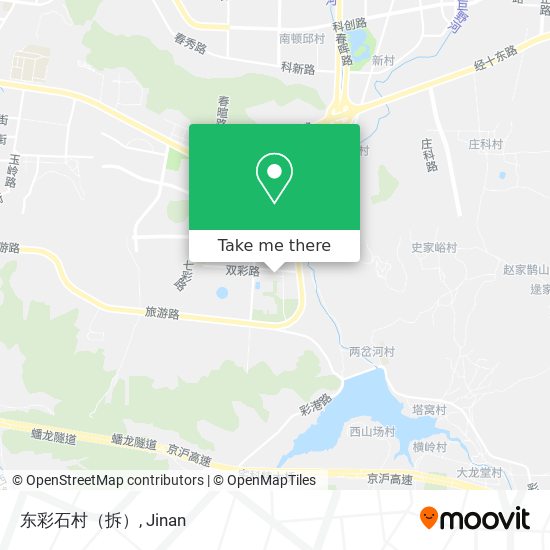 东彩石村（拆） map