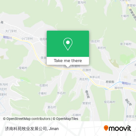 济南科苑牧业发展公司 map