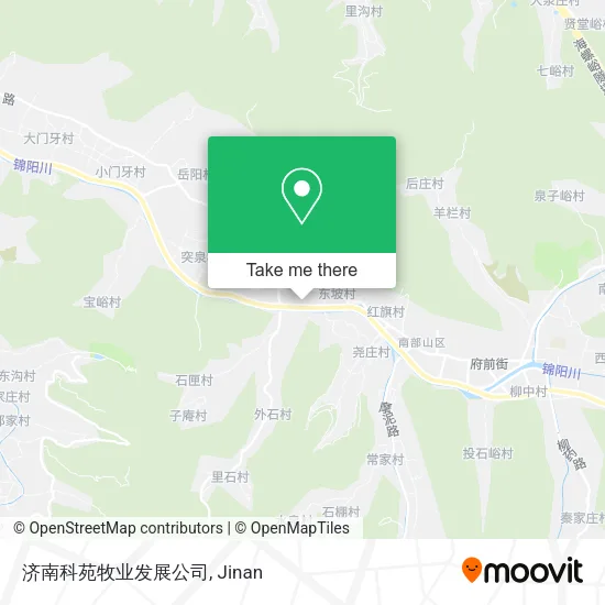 济南科苑牧业发展公司 map