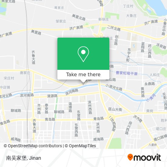 南吴家堡 map