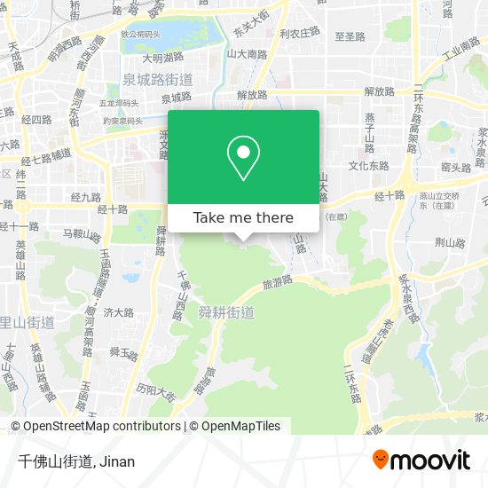 千佛山街道 map