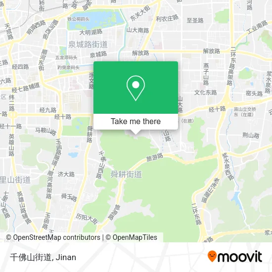千佛山街道 map