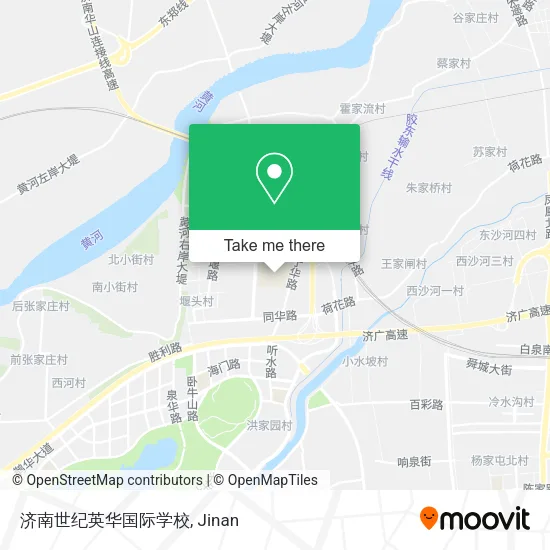 济南世纪英华国际学校 map