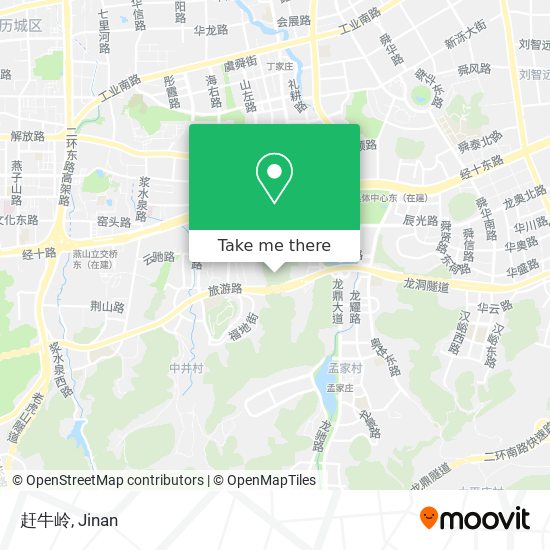 赶牛岭 map