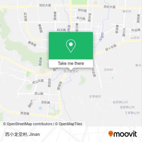 西小龙堂村 map