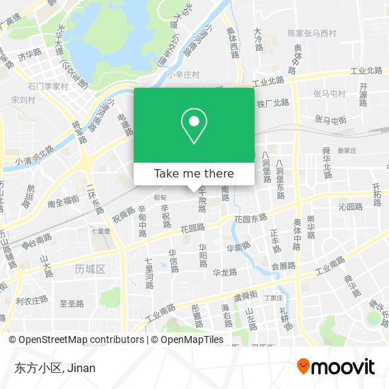 东方小区 map