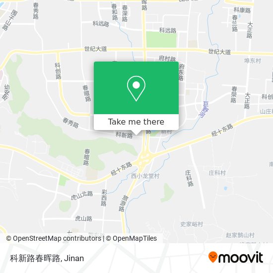 科新路春晖路 map