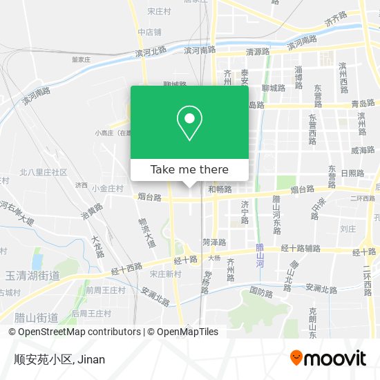 顺安苑小区 map