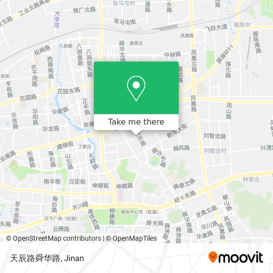 天辰路舜华路 map