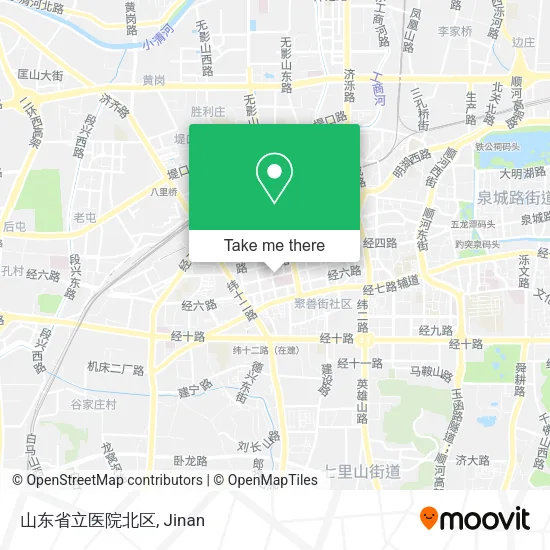 山东省立医院北区 map
