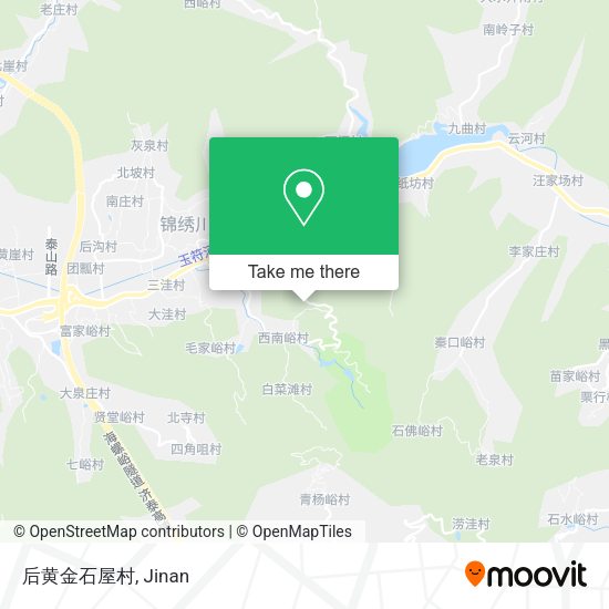 后黄金石屋村 map