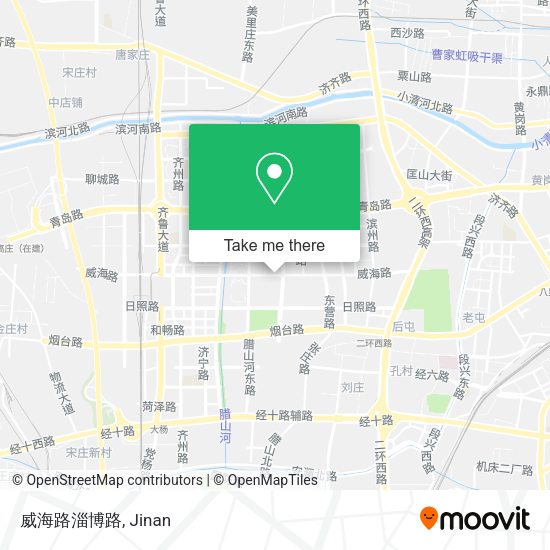 威海路淄博路 map