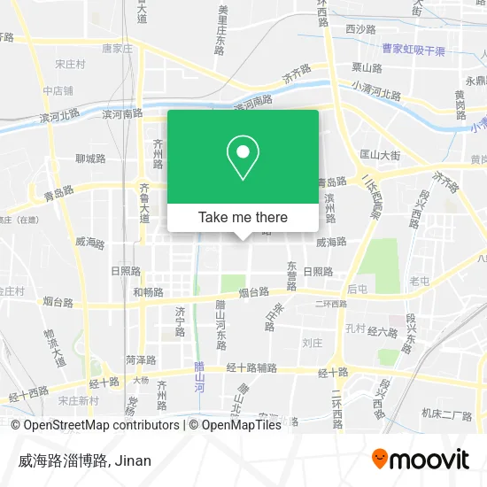 威海路淄博路 map