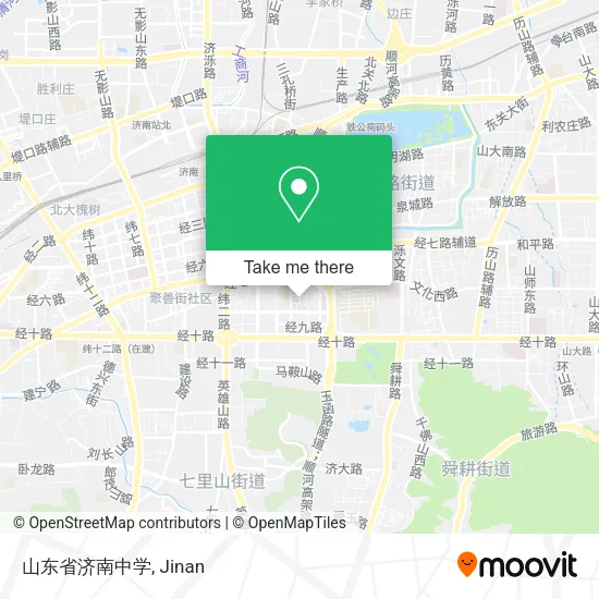 山东省济南中学 map