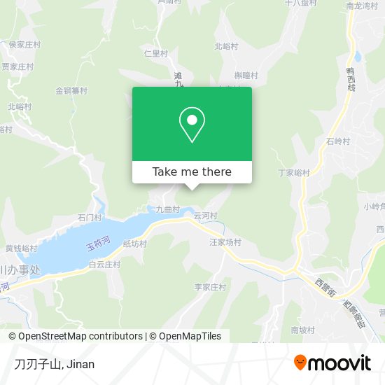 刀刃子山 map