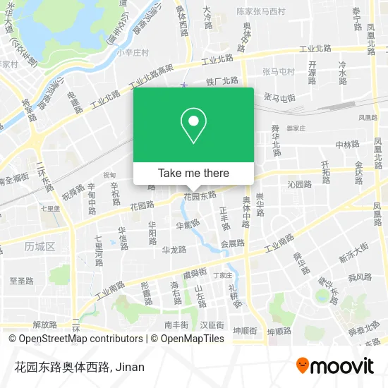 花园东路奥体西路 map