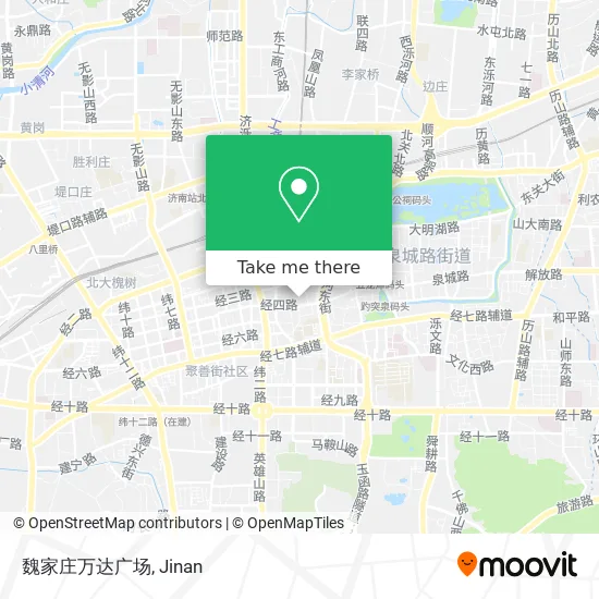 魏家庄万达广场 map