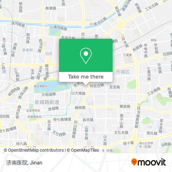 济南医院 map