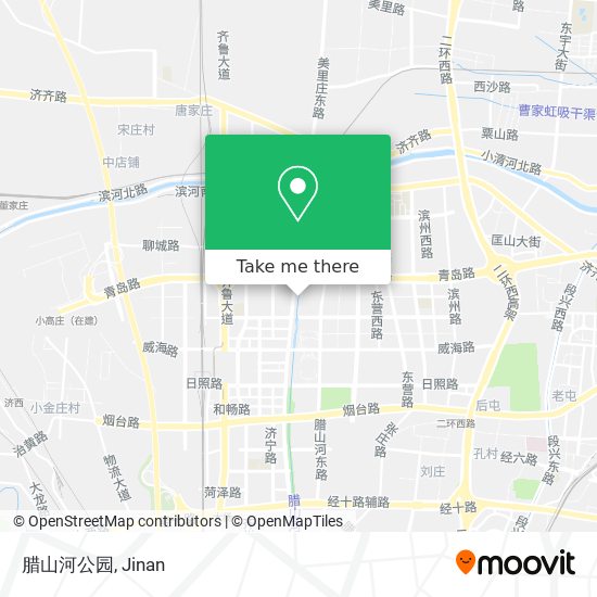腊山河公园 map