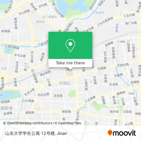 山东大学学生公寓 12号楼 map