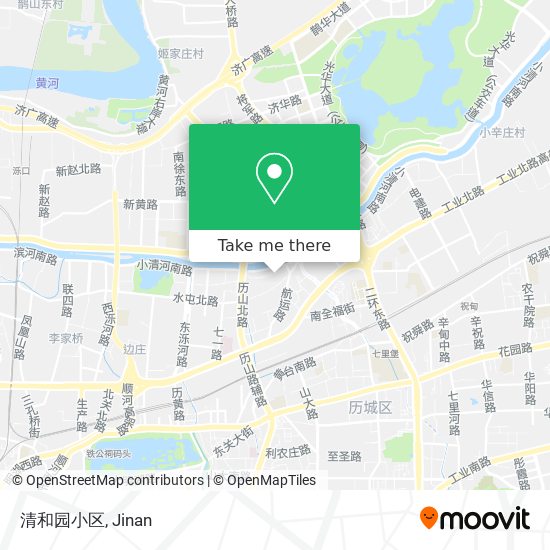 清和园小区 map