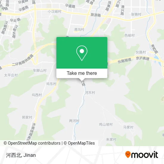 河西北 map