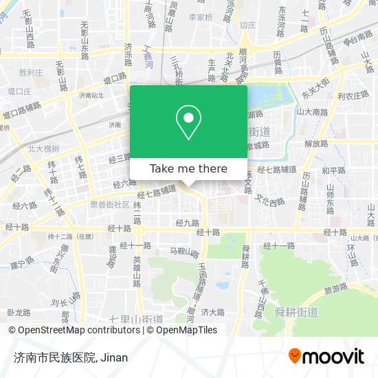 济南市民族医院 map
