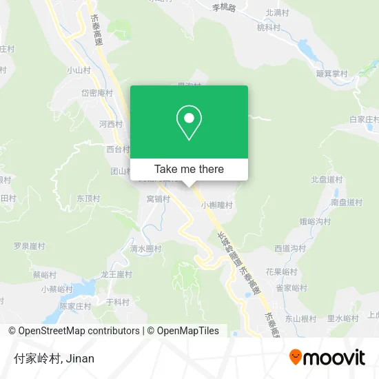 付家岭村 map