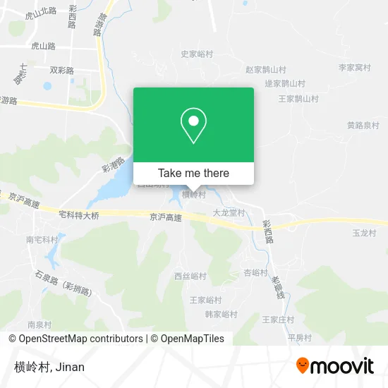 横岭村 map
