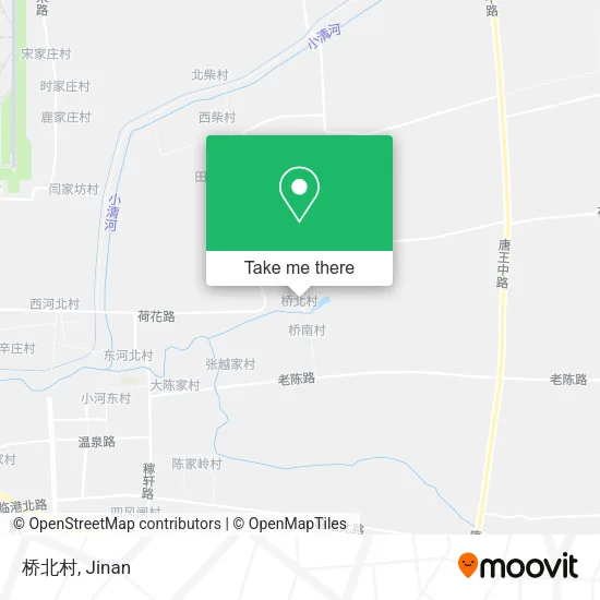 桥北村 map