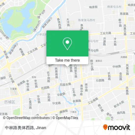 中林路奥体西路 map