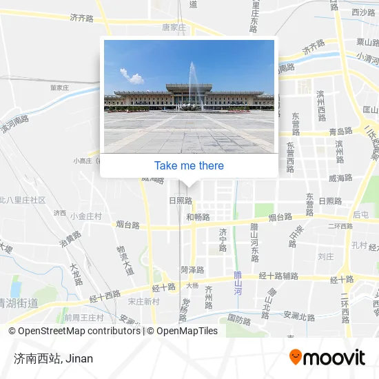 济南西站 map