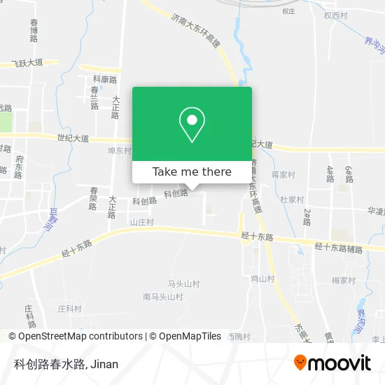 科创路春水路 map