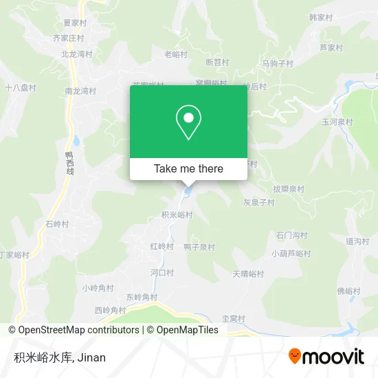 积米峪水库 map