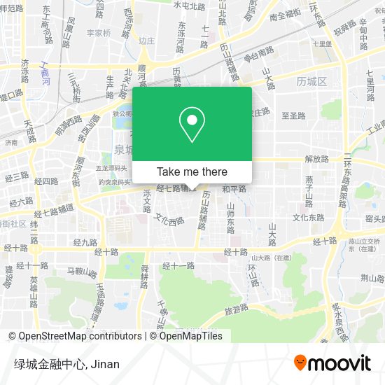 绿城金融中心 map