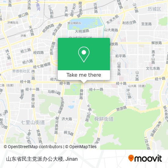 山东省民主党派办公大楼 map