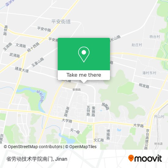 省劳动技术学院南门 map