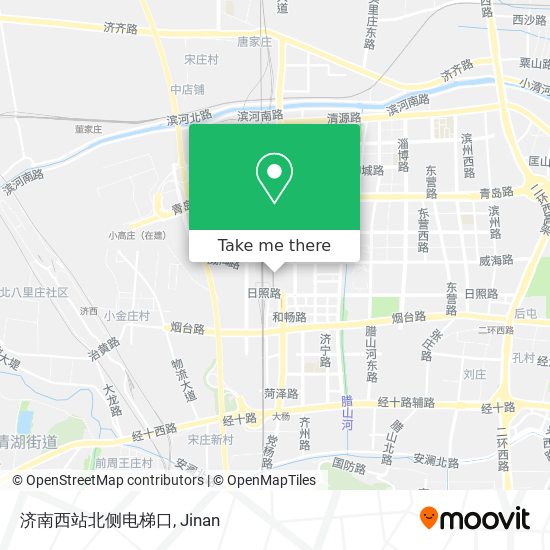 济南西站北侧电梯口 map