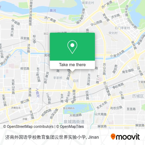 济南外国语学校教育集团云世界实验小学 map