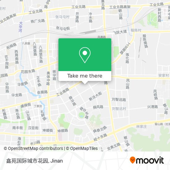 鑫苑国际城市花园 map