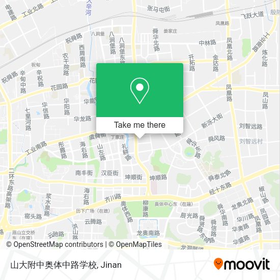 山大附中奥体中路学校 map